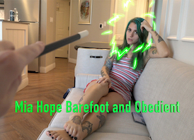 Mia Hope Barefoot and Obedient