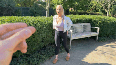 Bettie Frozen in the Park