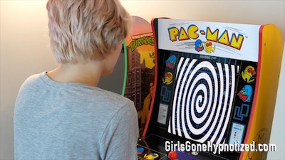 Hypnotized Gamer Girl