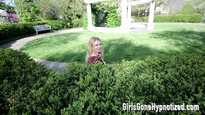 Hypnotized at the Park and Trained to Obey -
                      Lily