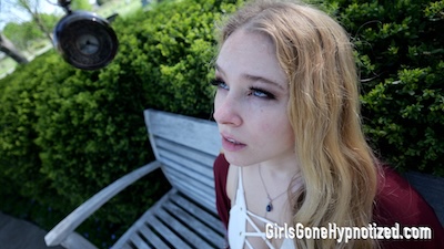 Hypnotized at the Park and Trained to Obey -
                      Lily