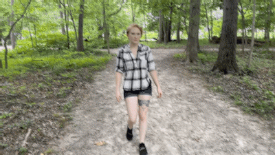 Isabelle Tranced on the Trail