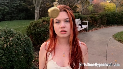 Megan Hypnotized at the Park