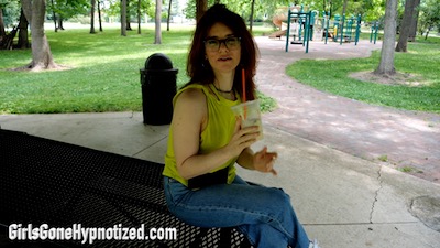 Rebecca Hypnotized on Her Lunch Break