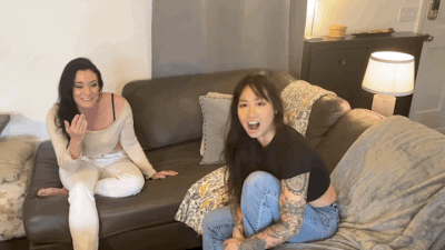 Tiffani and Karolina Obey Master